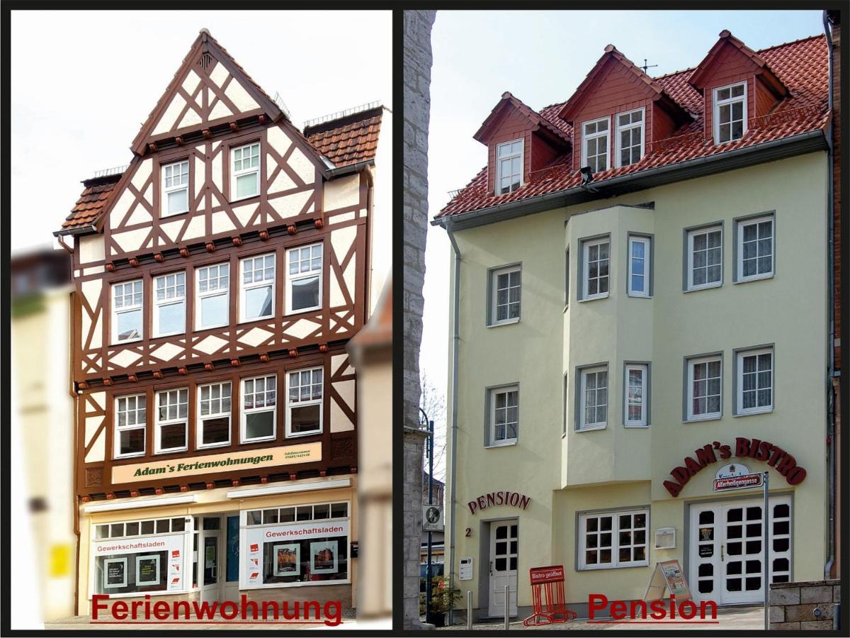 Adams Pension Und Ferienwohnungen Mühlhausen Buitenkant foto